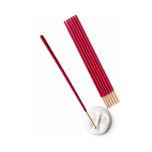 Incense Sticks with Face Design Holder – Rose & Lavender