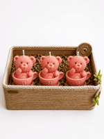 Cloud Bear Molded Candle Set