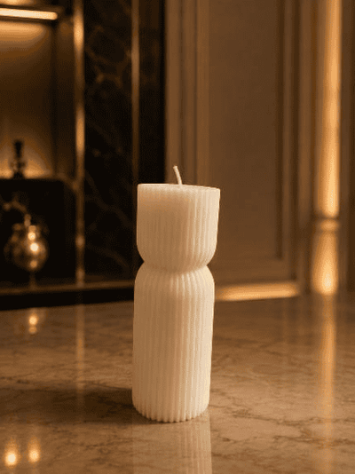 Noor Pillar Molded Candle