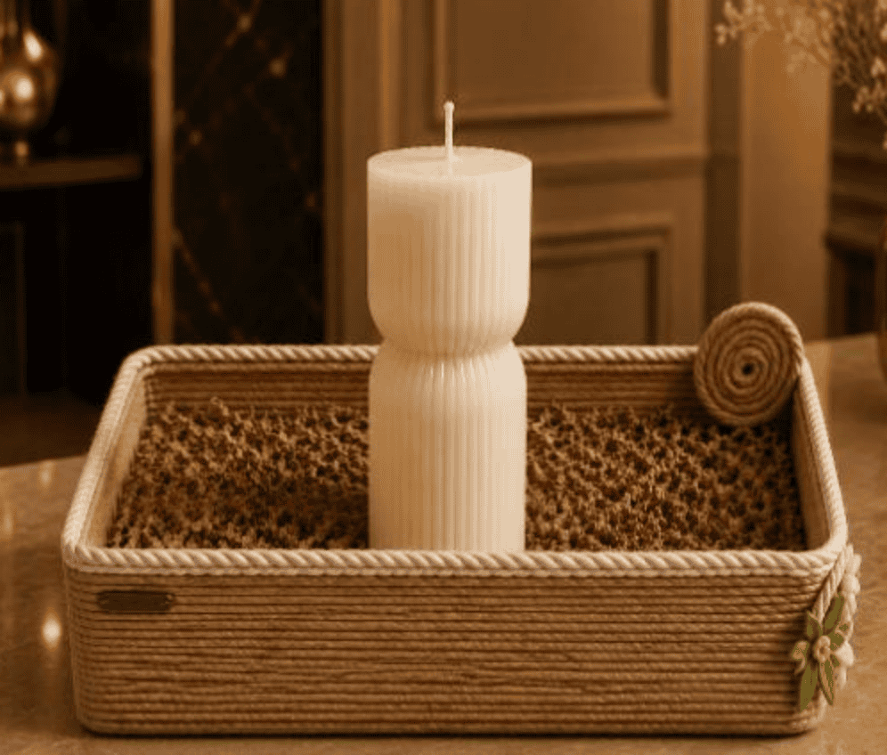 Noor Pillar Molded Candle