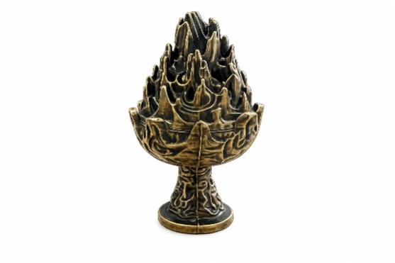 Small Mountain Copper Incense Burner with Incense Cones - Image 4