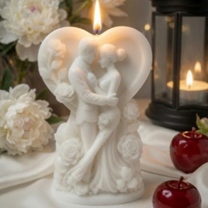 Love in Bloom Molded Candle Set